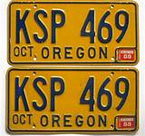 Pictures Of Oregon License Plates Pictures