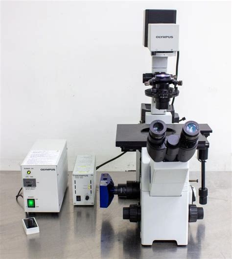 Olympus Ix51 Inverted Fluorescence Microscope