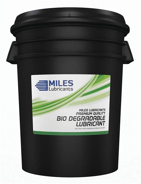 Miles Lubricants Synthetic Hydraulic Oil 5 Gal Pail Iso Viscosity