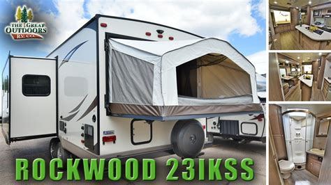 New Pop Out Bed Hybrid Camper 2018 Forest River Rockwood 23ikss
