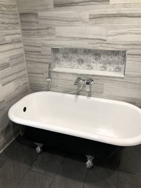 X 12 in with neutral beige shades of natural marble in a polished finish, this tile creates a distinct pattern for. Daisy marble mosaic tile niche. VitaElegante Grigio wall ...