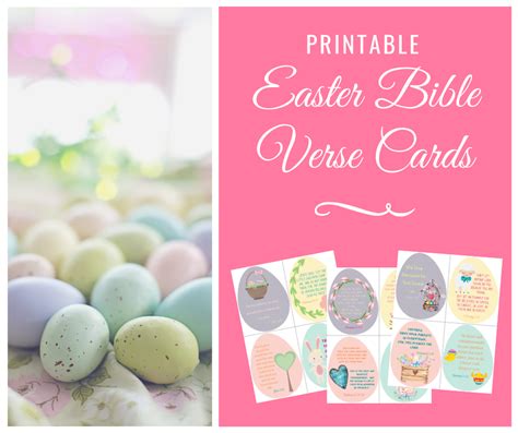 Printable Easter Verses For Cards