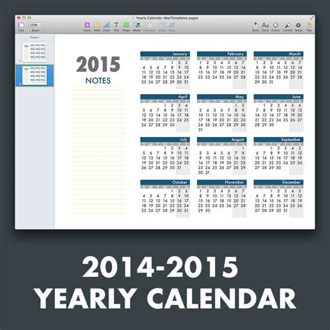 2015 Year Calendar Printable Viewing Gallery