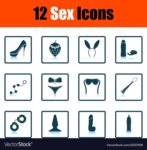 Set Of Sex Icons Royalty Free Vector Image Vectorstock