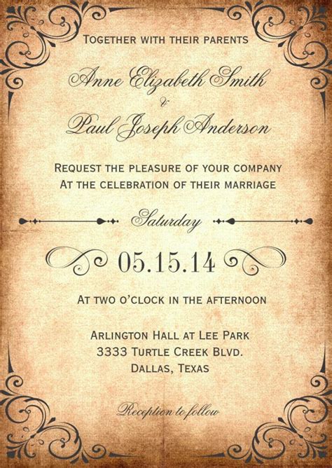 28 Rustic Wedding Invitation Design Templates Psd Ai Free
