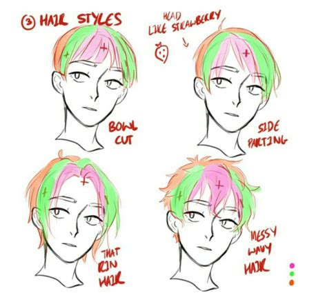 Hair Reference Drawing