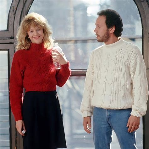When Harry Met Sally Billy Crystals Iconic Chunky Cable Aran Style