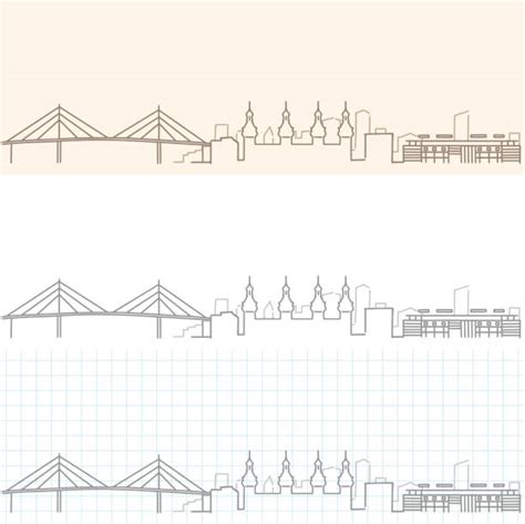 Tampa Bay Skyline Drawing Illustrations Royalty Free Vector Graphics