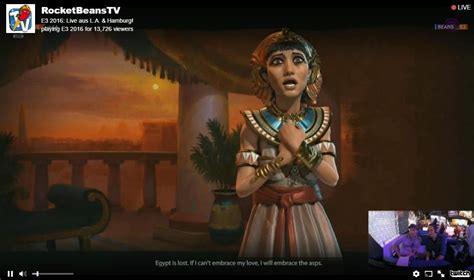 Image Civilization Vi Cleopatra Screenshot From Rocketbeanstv Stream Civilization Wiki
