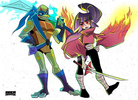 artstation rise of tmnt karai character design alexa pásztor teenage mutant ninja turtles