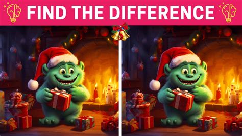 🎅 Christmas 🎄spot The Difference Find The Differences Christmas