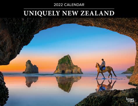 Buy Uniquely New Zealand 2022 Horizontal Wall Calendar At Mighty Ape