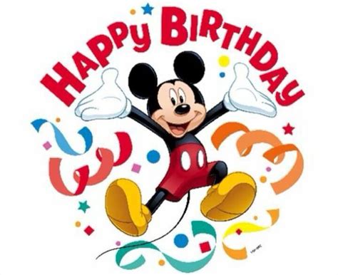 Download High Quality happy birthday clipart mickey mouse Transparent