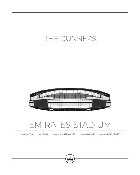 Posters Av Emirates Stadium Arsenal London