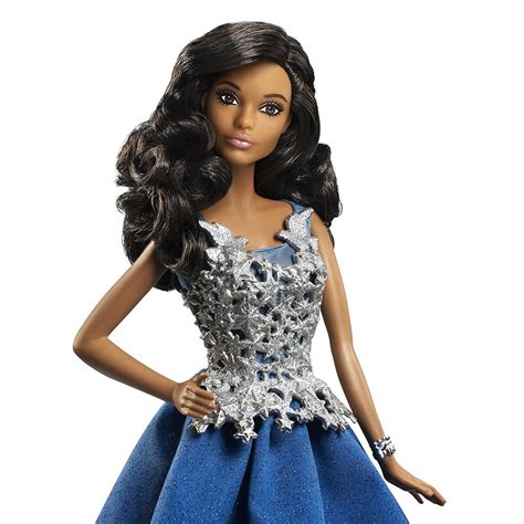 Mattel Barbie Συλλεκτική Holiday 2016 Μπλε Φόρεμα Dgx99 Toys Shopgr