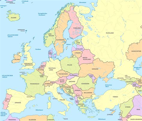 Europakarte (leer) zum lernen leere karte von europa europakarte unterwegs in europa (pdf) download chip. Liste der Länder Europas - Wikipedia