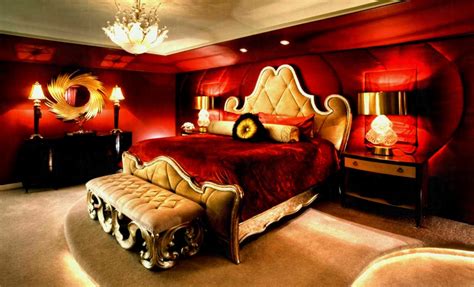 Red Romantic Bedroom Ideas Couples Couple Design Designs