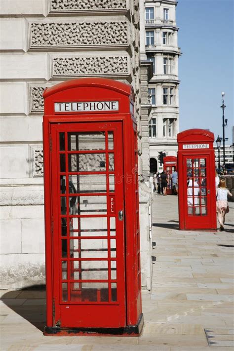 London Red Telephone Booth Stock Photo Image Of Facade 20146154