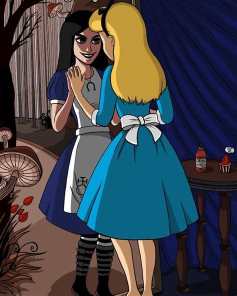 American Mcgees Alice Meets Alice In Wonderland Crossover Art Alice
