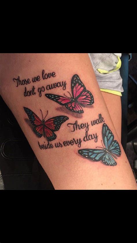 Butterfly Tattoos In Memory Of A Loved One Arm Tattoo Sites