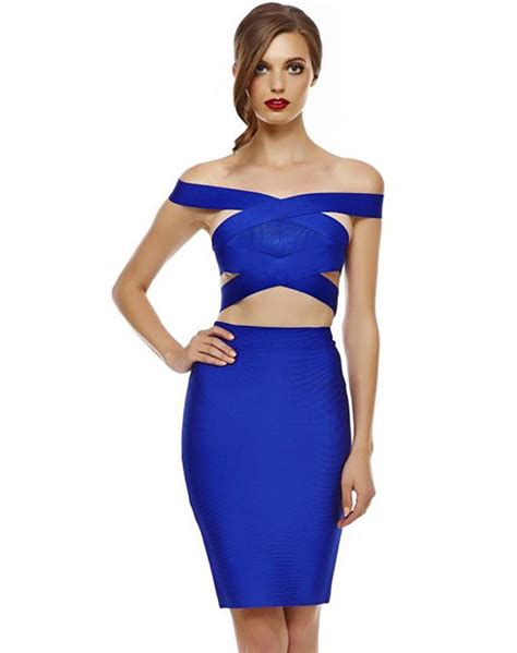 Welcome To Blue Bandage Dress Bandage Dress Herve Leger Bandage Dress Bodycon