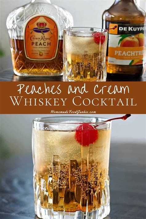 It's a tasty whiskey cocktail that mixes crown royal, apple schnapps, and cranberry juice to create a deliciously fruity, sweet, and sour drink. The perfect mix of crown royal peach whiskey and cream ...
