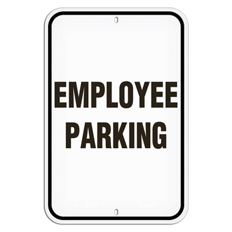 Parking Signs Employee Parking Wholesale Safety