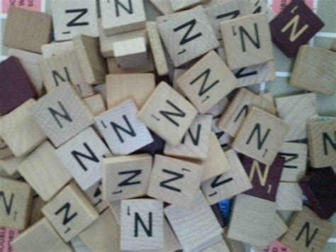 Letter N Scrabble Letter Tiles 50