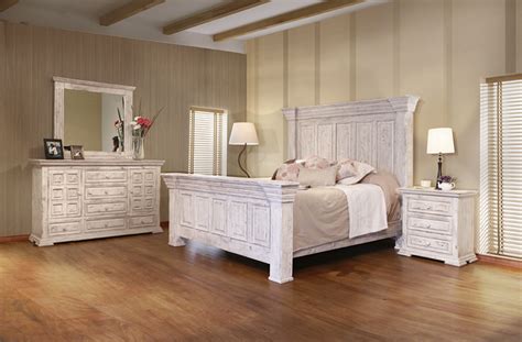 International Furniture Direct Terra 4 Piece White Eastern King Bedroom