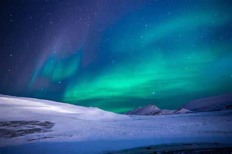 Winter Aurora Borealis 5k Retina Ultra HD Wallpaper | Background Image ...