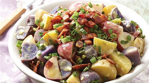 garden fresh tricolor potato salad recipe potatoe salad recipe vinaigrette recipes potatoes