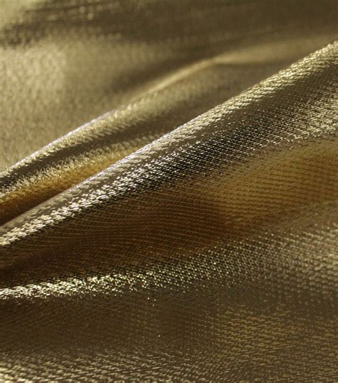 Metallic Apparel Lame Fabric Shiny Gold Joann Lame Fabric Fabric