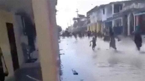 Video Inundaciones En Las Calles De Haití Luego De Declararse Una