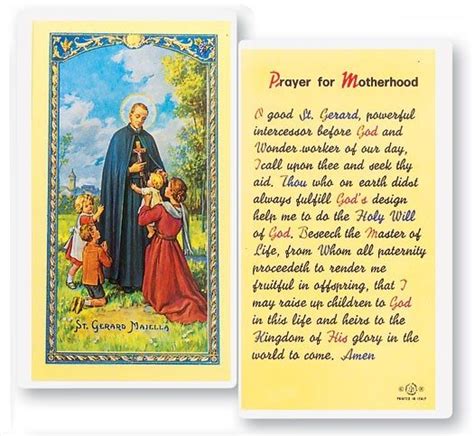 Prayers To Saint Gerard Patron Saint Of Expectant Mothers