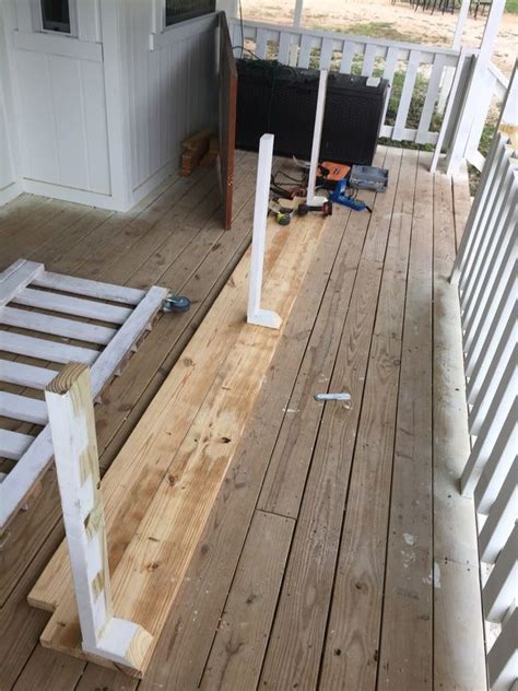 Turn Your Railing Into A Eat Up Bar Rhyne Farm Patio Deck Designs