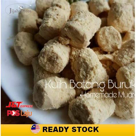 Readystock Premium Homemade Kuih Batang Buruk Kuih Raya Original Muar