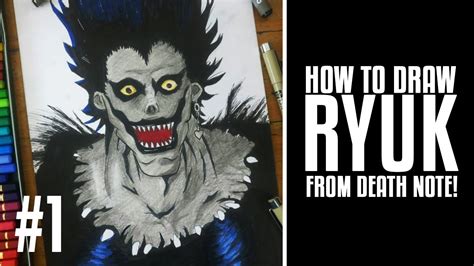 How To Draw Ryuk From Death Note Ryuk Step By Step Tutorial Part 1