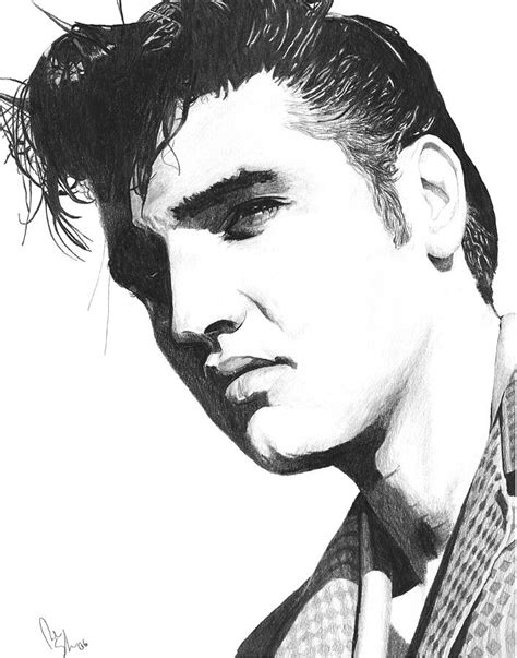 Elvis Drawing By Bobby Shaw Fine Art America