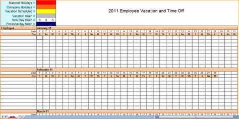Monthly Employee Schedule Template Excel Printable Schedule Template