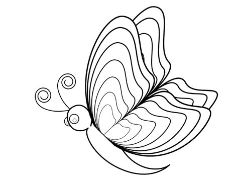 Additionally, our free butterfly template is very versitle and can be used for a variety of preschool butterfly crafts and fine motor activities. Free Printable Butterfly Coloring Pages For Kids