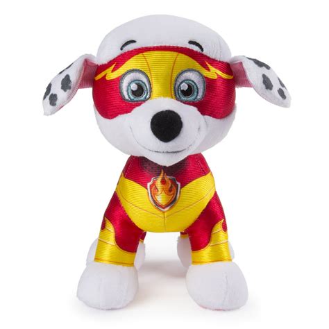 Paw Patrol 8 Mighty Pups Marshall Plush For Ages 3 And Up Wal Mart