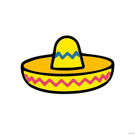 Cinco De Mayo Hat Clipart In Illustrator Svg  Eps Png Download
