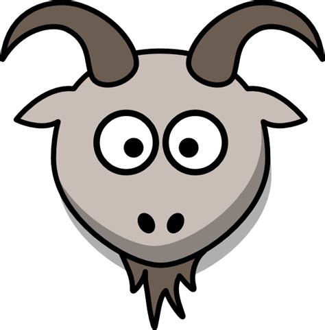 Goat Cartoon Head Clip Art At Vector Clip Art Online