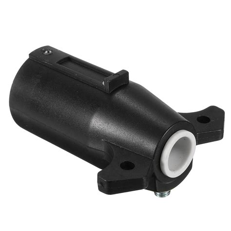 The result is the same: Black Round Trailer Connector 7 Poles RV Male Light Plug 7 Way Connector | Alexnld.com