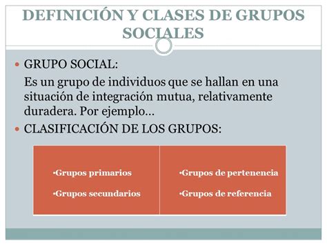 Ejemplos De Grupos Sociales Primarios Y Secundarios Opciones De Ejemplo