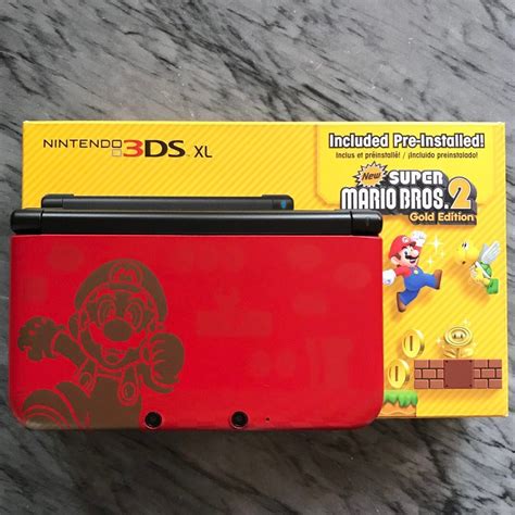 Nintendo 3ds 2 Bros Bundle Edition Gold Mario New Super Xl 台湾 本体 香港版