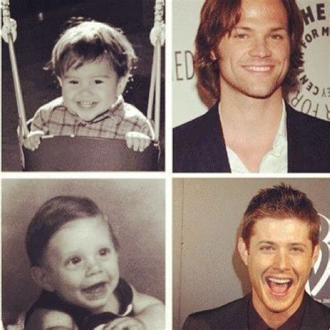 Adorable Then And Now Supernatural Baby Jensen Ackles Supernatural