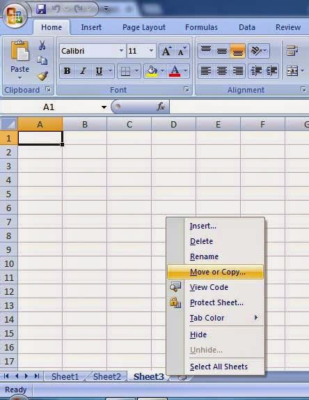 Cara Mengcopy Sheet Di Microsoft Excel Tutorial Komputer