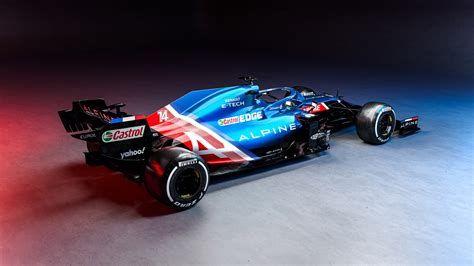 Alpine Unveils 2021 Formula 1 Car Wearing A Striking Blue Red And