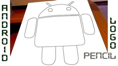 How To Draw Android Logo Robot Step By Step Easy Pencil Tutorial